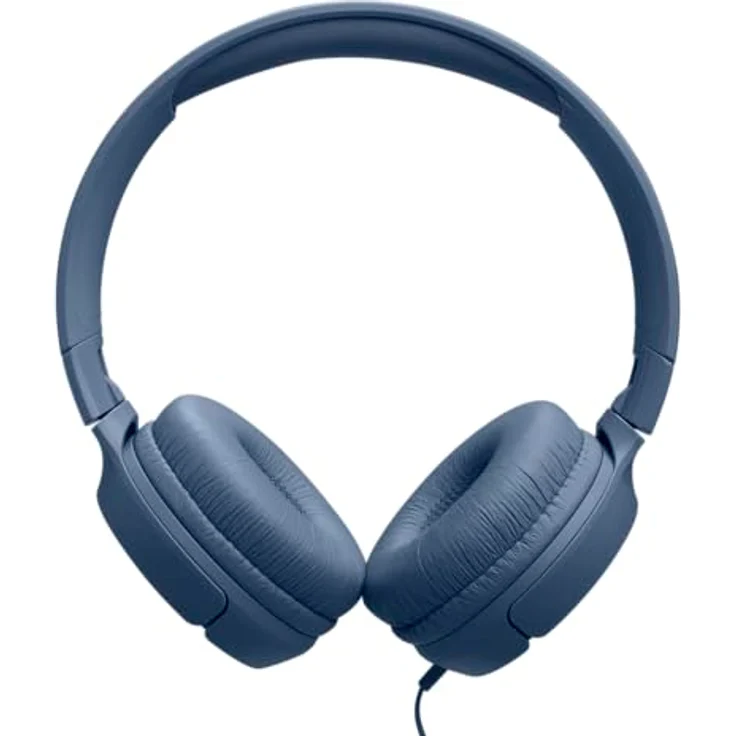 JBL Tune 520C, kabelgebundene On-Ear-Kopfhörer mit Mikrofon, Pure Bass Sound, USB-C-Anschluss und faltbarem Design, Blau – Bild 5