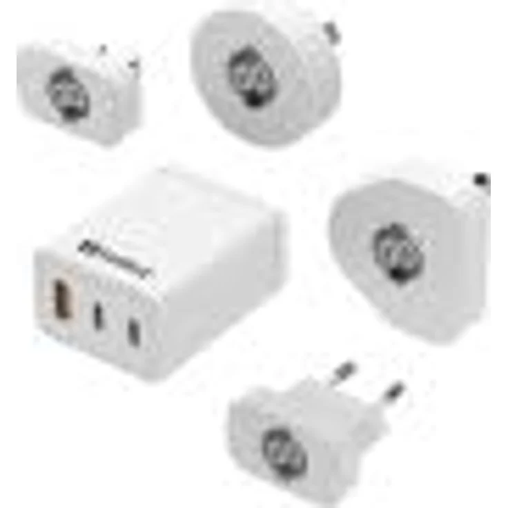 Sandberg 3in1 TravelCharger USB-C/A 65W (441-59) - Praktisches Reiseladegerät mit 3 Anschlüssen, inkl. weltweiter Adapter – Bild 3