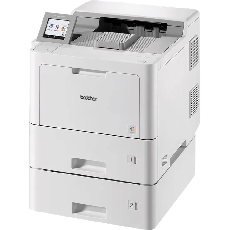 Brother HL-L9470CDNT Farb-Laserdrucker grau, mit Duplex-Druck und mobilem Print-Funktionen