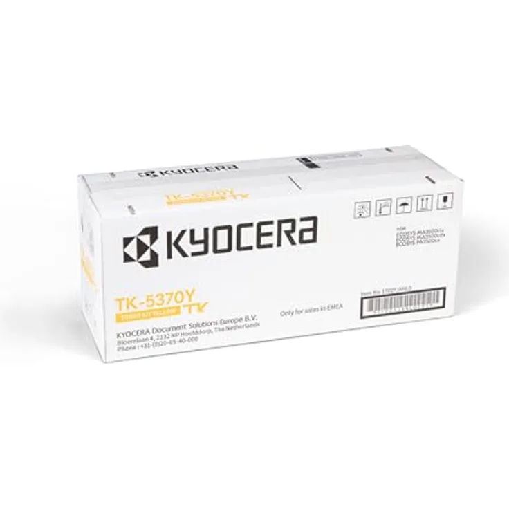 Kyocera TK-5370Y Toner Yellow. Original Tonerkartusche für bis zu 5000 Seiten, kompatibel mit PA3500cx, MA3500cix und MA3500cifx.