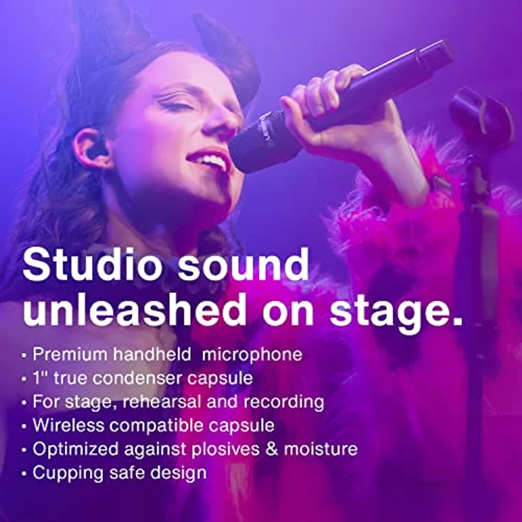 Lewitt MTP W950, Premium Kondensatormikrofon mit 1" Kapsel, Nieren- und Supernierencharakteristik, branchenführender Rückkopplungsunterdrückung – Bild 2