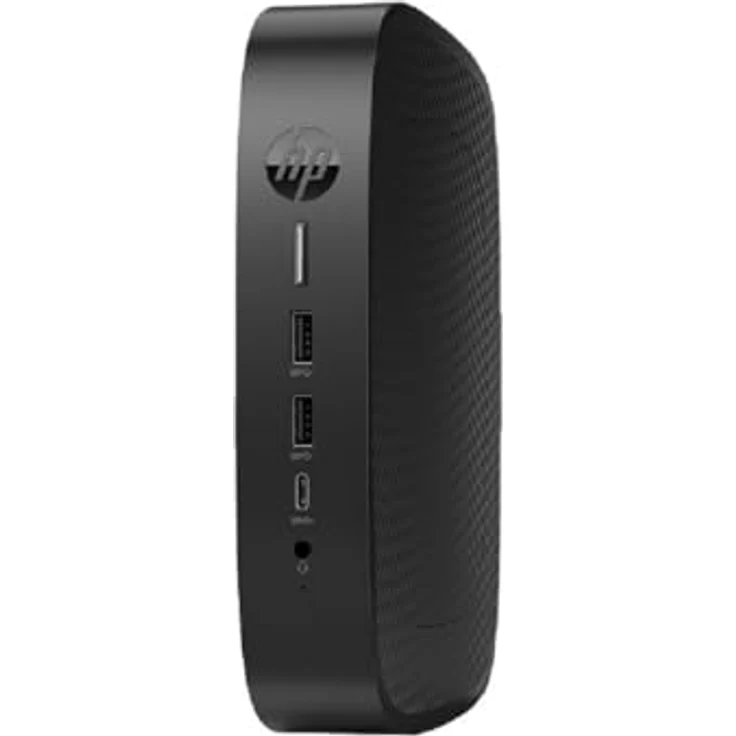 HP Elite t655 Thin Client, AMD Ryzen Embedded R2314, 8GB DDR4, 32GB SSD, Schwarz mit AMD Radeon Graphics – Bild 2