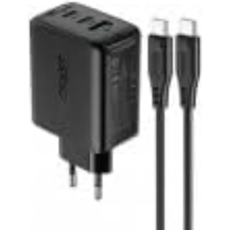 ACEFAST Wall Charger A13 PD 65 W, 2 x USB-C + USB (schwarz)