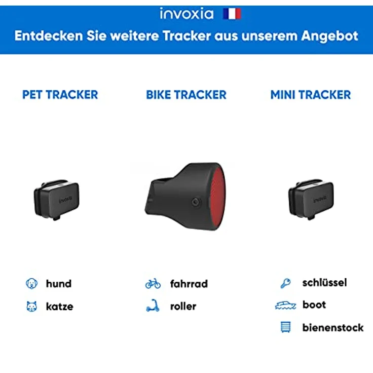 Invoxia GPS Tracker Pro, Hochpräziser GPS-Tracker mit 1 Jahr ABO, Schwarz – Bild 6