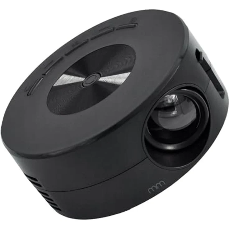 Mikamax Picco, kompakter Beamer mit 10 lm, Schwarz, integrierter Lautsprecher, USB-Stream Versorgung – Bild 5