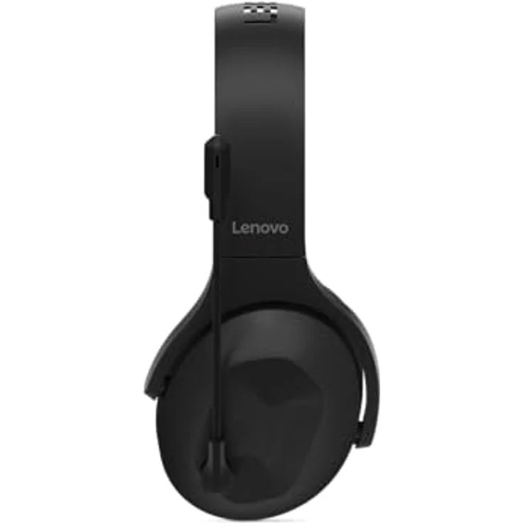 Lenovo Legion H410, Wireless Gaming Headset mit 40-mm-Treibern, extrem niedriger Latenz und klappbarem Mikrofon, schwarz-dunkelviolett – Bild 3