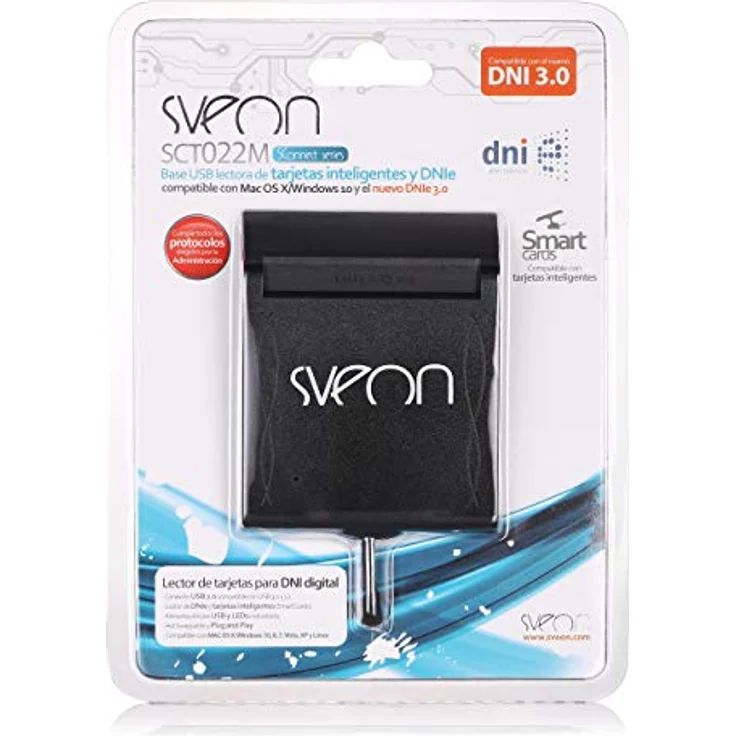 Sveon SCT022M – Dockingstation für Ausweis und Smart Card mit USB-Anschluss – Bild 4
