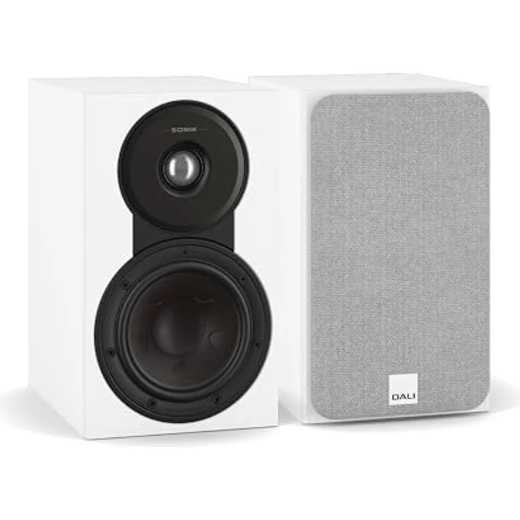 Dali Sonik 1 Regal-Lautsprecher, 2-Wege Bassreflex mit 29 mm Soft-Dome-Hochtöner und 5¼-Zoll-Tieftöner, ultrakompakt – Bild 1