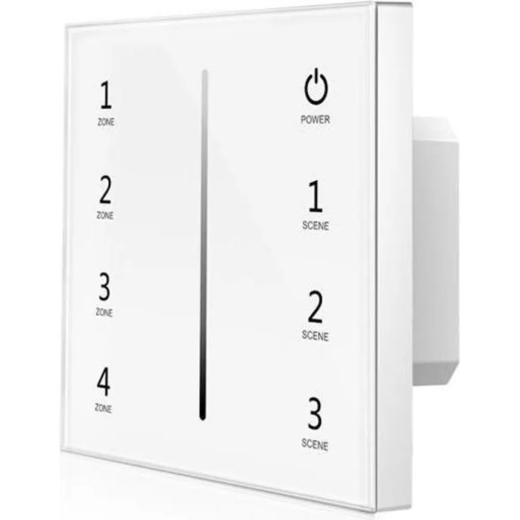 Dotlux DOTL Touchpanel, Lichtsteuerung mit 4 Zonen und stufenlosem Dimmen, DMX kompatibel