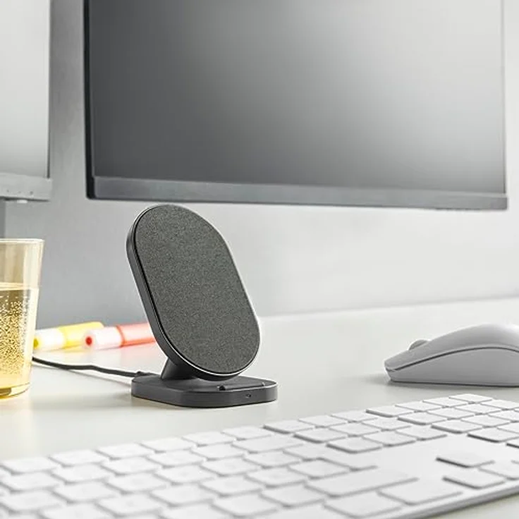 Hama Wireless Charger, induktive Ladestation, 10W (Qi Ladestation, Ladestation, Handy Ladestation, Schnellladegerät, Fast Charge, kabellos Laden, Induktions Ladegerät) schwarz – Bild 3