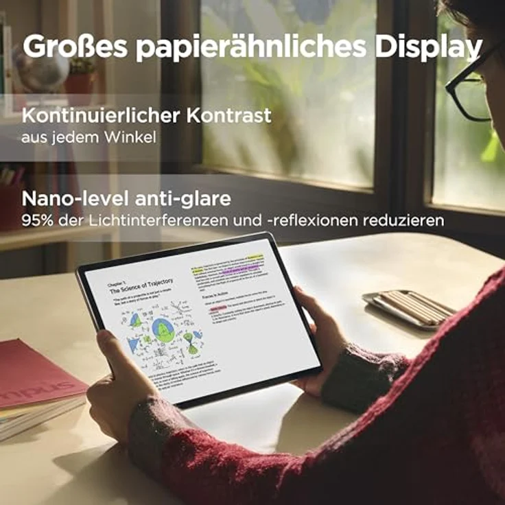 Lenovo Idea Tab Pro TB373FU, 12.7" 3K Tablet mit MediaTek Dimensity 8300, 8GB RAM, IP52, Luna grau – Bild 8