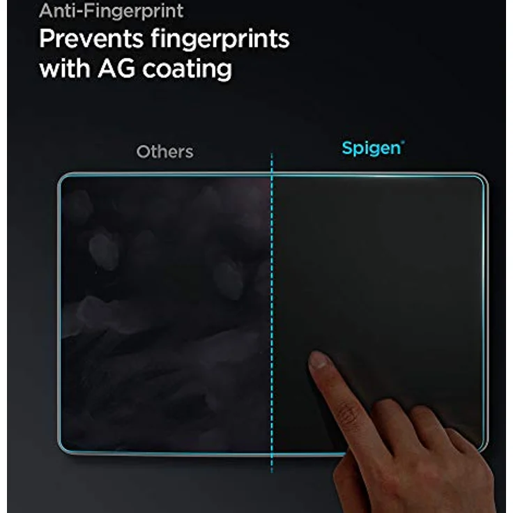 Spigen Panzerglas Schutzfolie für Tablet, 9H Härte, Anti-Fingerabdruck, extreme Klarheit, kompatibel mit Tesla Model 3 und Model Y – Bild 4
