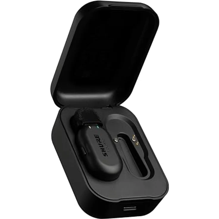 Shure MoveMic One - Professionelles Funk-Ansteckmikro für iPhone & Android, Bluetooth Mini Mic, 24 Stunden Ladezeit, Schnelles Setup, IPX4, Kompaktes & tragbares Ansteckmikro (MV-ONE-Z6) – Bild 1