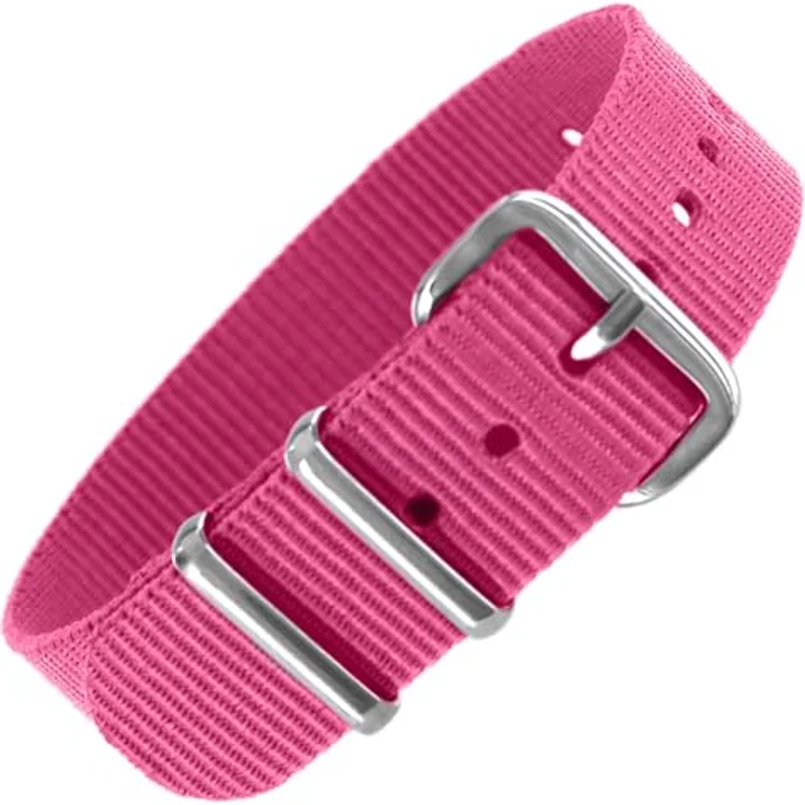 Pacific Time Uhrenarmband Wechselarmband Textil Nylon 16mm, Gratis Versand - Einfacher und werkzeugloser Austausch, passend für Kinderuhren mit verschiedenen Motiven – Bild 2