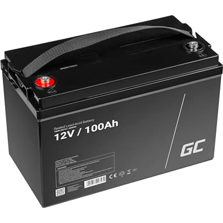 Green Cell UPS-Batterie, Sealed Lead Acid (SLA), 100 Ah, schwarz – Bild 2