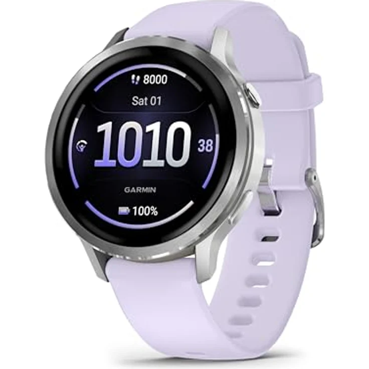 Garmin Venu 4 41mm - Fitness-Smartwatch mit 1,2" AMOLED Display, 80+ Sport-Apps, EKG, Health Status, bis zu 10 Tage Akkulaufzeit, Rollstuhlfunktionen, Bluetooth-Anruf- und Nachrichtenfunktion – Bild 1
