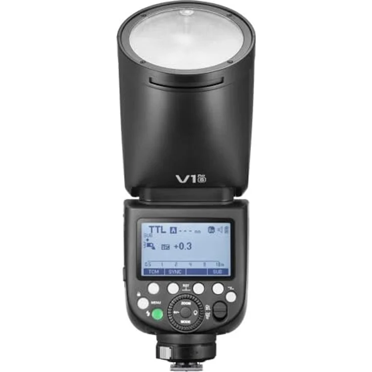 GODOX V1PRO S - Round Head Flash for Sony, 76W Output Power, 2.4GHz X Wireless System, Integrated LED Modeling Lamp, Black – Bild 4