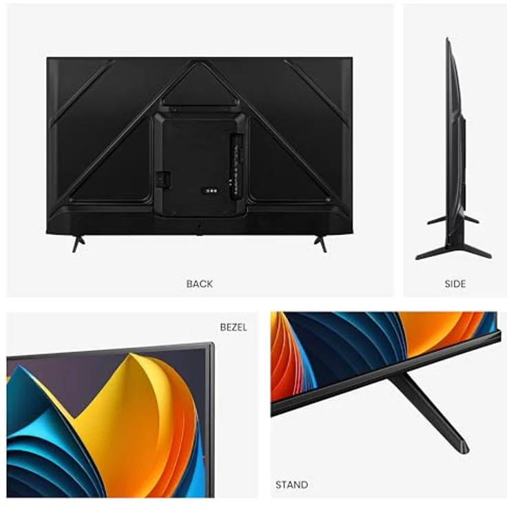 Hisense 100E7NQ 254 cm (100 Zoll) Fernseher, 4K UHD, QLED, HDR10, Dolby Vision Atmos, Game Mode Pro, Schwarz [2024] – Bild 3