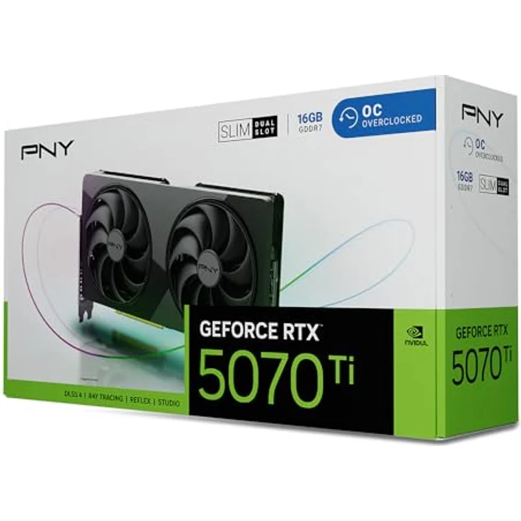 PNY GeForce RTX 5070 Ti Slim OC, Next-Gen-Grafikkarte mit 16.384 MB, 3x DisplayPort, 1x HDMI 2.1 – Bild 17