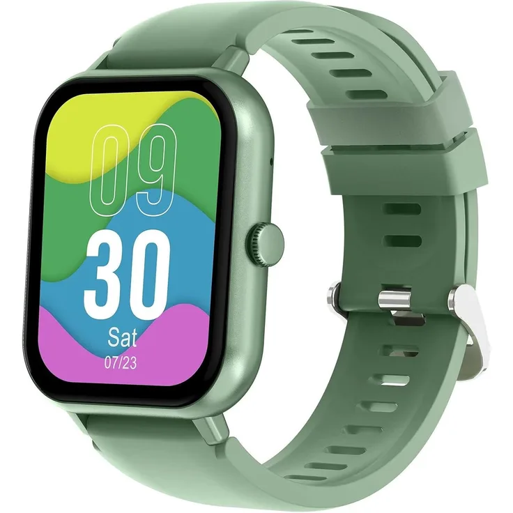 findtime Fitness Watch Damen Smartwatch mit Blutdruckmessung, Schrittzähler, Herzfrequenzmessung, AMOLED Display, Telefonfunktion, Outdoor geeignet