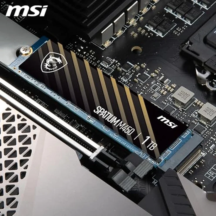 MSI SPATIUM M450 PCIe 4.0 NVMe M.2 1TB V1, schnelle und effiziente SSD-Festplatte – Bild 8