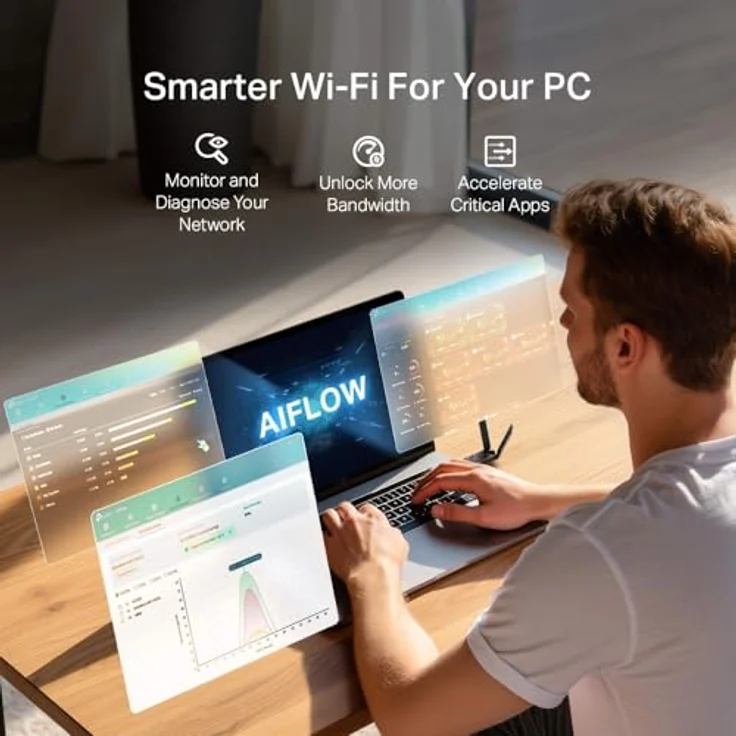 TP-Link Archer TBE400U Plus, WLAN-Adapter USB-A mit Wi-Fi 7 Tri-Band, 6452 MBit/s – Bild 7