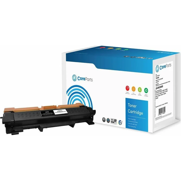 CoreParts QI-BR2068B, Kompatible Tonerkartusche (BK) für Drucker und Kopierer, hochwertige EU-Herstellung