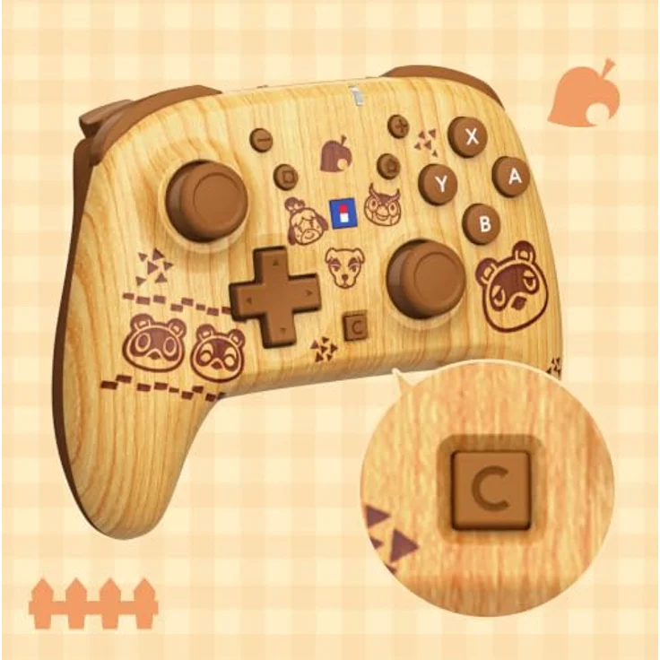 HORI Wireless HORIPAD Turbo, Kabelloses Gamepad in Holzbraun mit programmierbaren Tasten für Nintendo Switch 2 – Bild 7