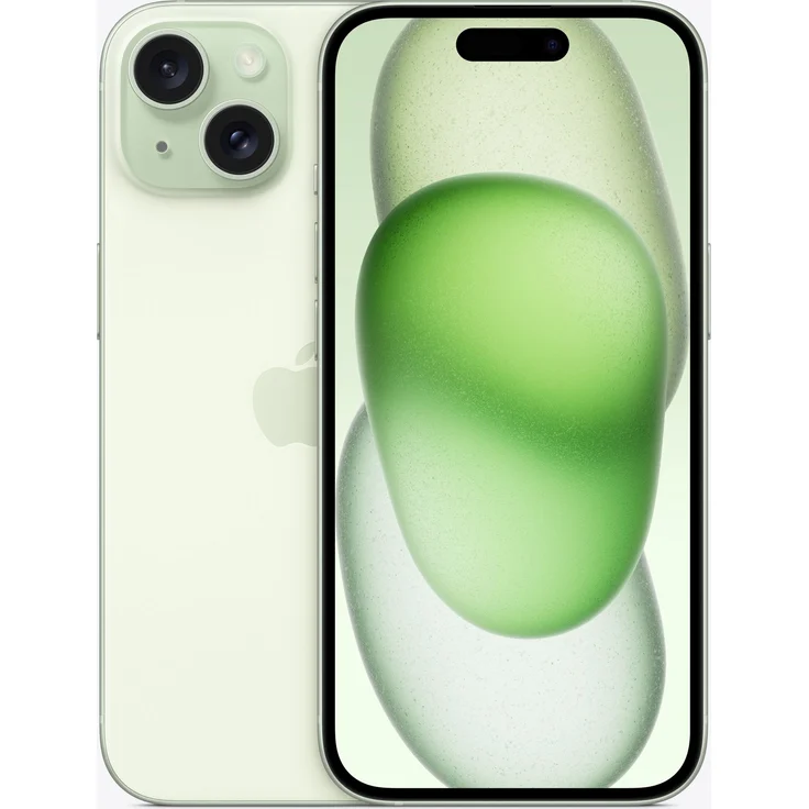 Apple iPhone 15 5G Smartphone 15,494cm (6,1 Zoll) OLED-Display, 128 GB interner Speicher, iOS 17, Grün – Bild 1