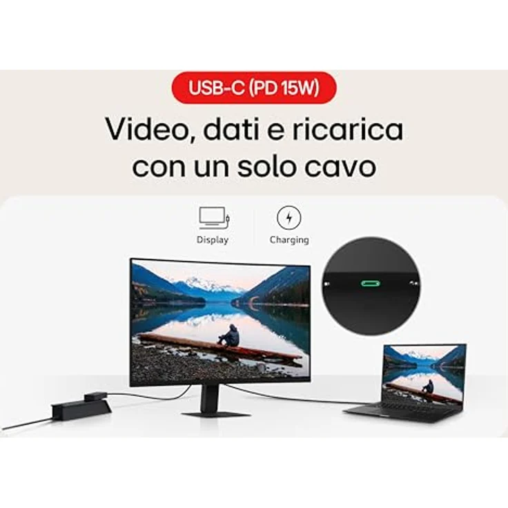 LG 27U421A-B, 27 Zoll FHD IPS-Desktop-PC-Monitor, 100 Hz, HDR10, sRGB 99%, neigbar, HDMI 2.0, USB-C (15 W) – Bild 5