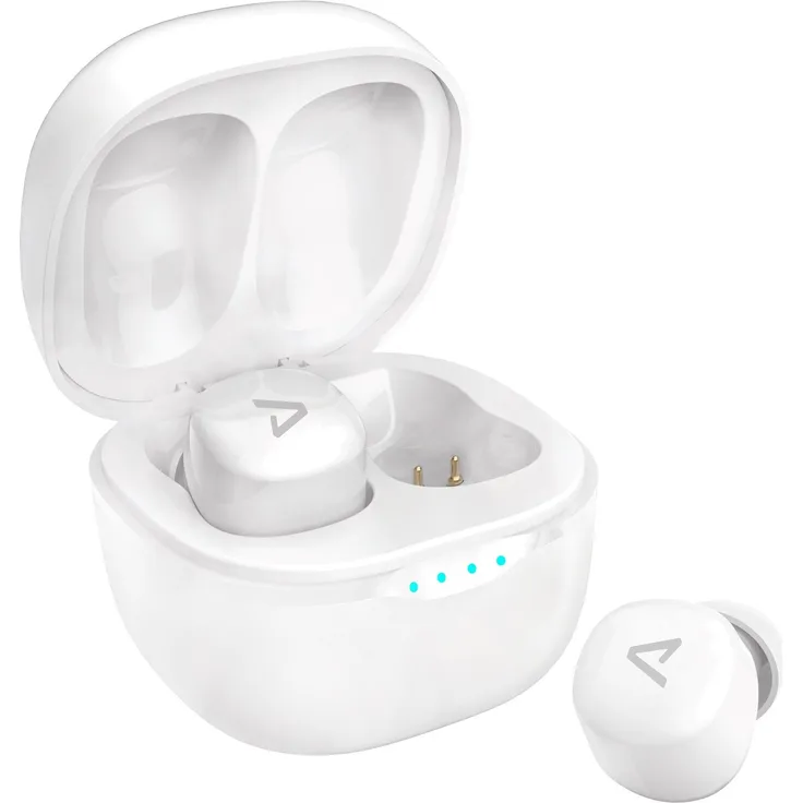 LAMAX Dots2 Touch White, In Ear Kopfhörer mit Bluetooth 5.0, Touchpad-Steuerung und integriertem Mikrofon