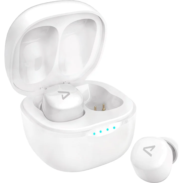 LAMAX Dots2 Touch White, In Ear Kopfhörer mit Bluetooth 5.0, Touchpad-Steuerung und integriertem Mikrofon
