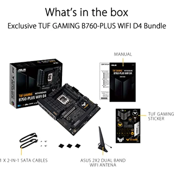 ASUS TUF GAMING B760-PLUS WIFI D4 Mainboard Sockel Intel LGA 1700 – Bild 6