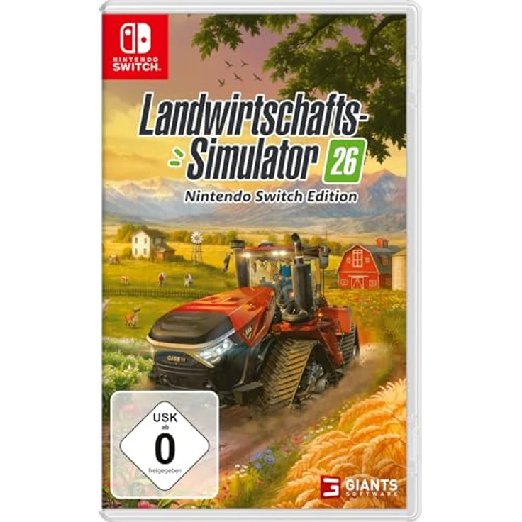 GIANTS SOFTWARE Landwirtschafts-Simulator 26: Nintendo Switch Edition, 120+ authentische Maschinen, 15 Feldfrüchte, neue Karten und Farm-Herausforderungen – Bild 1