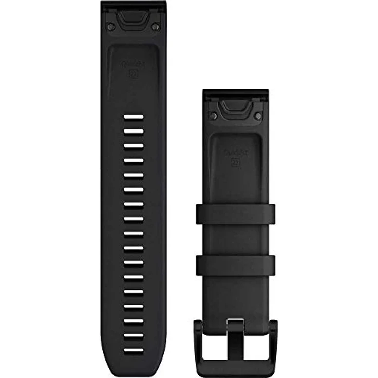 Garmin QuickFit 22-Uhrenarmbänder Schwarz mit Teilen aus schwarzem Edelstahl (010-12901-00) – Bild 2