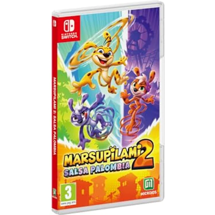 MICROÏDS MARSUPILAMI 2 - SALSA PALOMBIA, Nintendo Switch Spiel mit lokalem Koop für 2 Spieler und 3 spielbaren Charakteren – Bild 1