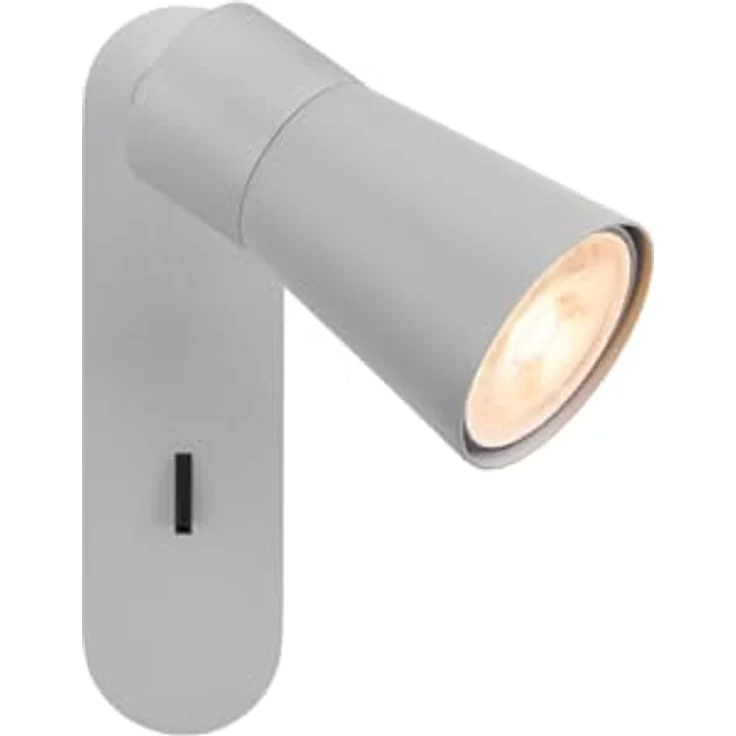 SLV PURI 2.0 CONE, Deckenleuchte, Wandleuchte, Grau - Flexibel dreh- und schwenkbar, industrieller Look, Aluminium und Kunststoffbauweise – Bild 2