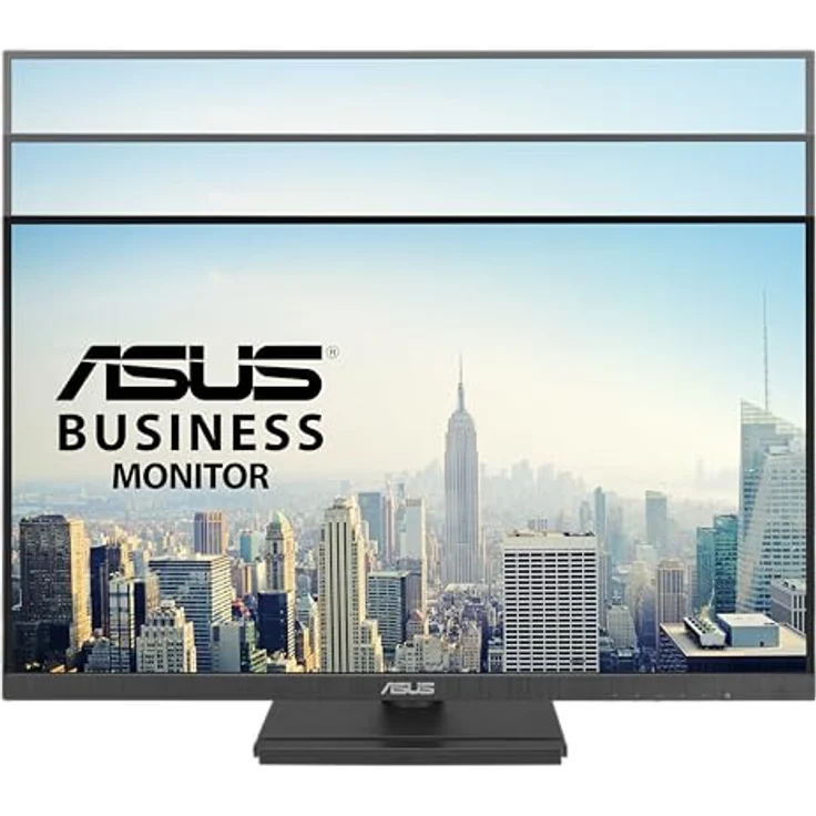 ASUS Business VA27DQFS 27 Zoll Full HD Monitor - Rahmenlos, ergonomisch, Adaptive-Sync, EPEAT Gold - 100 Hz, 16:9 IPS Panel, 1920x1080 - DP, HDMI, D-Sub, USB Hub, Speaker - Schwarz – Bild 4