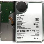 Seagate Barracuda Pro 12 TB ST12000DM0007 interne Festplatte, 7200 u/min, 256 MB Cache, SATA 6 Gb/s, Silber (Generalüberholt)