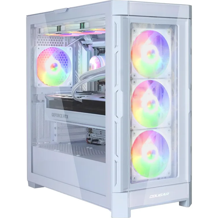 Hyrican COUGAR DUOFACE PRO WT 7476, Gaming-PC mit AMD Ryzen 5 7500F, 32 GB DDR5 RAM, 1 TB SSD und GeForce RTX 5070