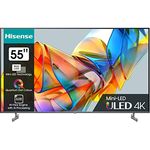 Hisense 55U6KQ 139 cm (55 Zoll) Fernseher 4K Mini LED ULED HDR Smart TV, 60Hz, HDMI 2.0, Game Mode Plus, Dolby Vision & Atmos, Bluetooth, Alexa Built-in, anthrazit [2023]