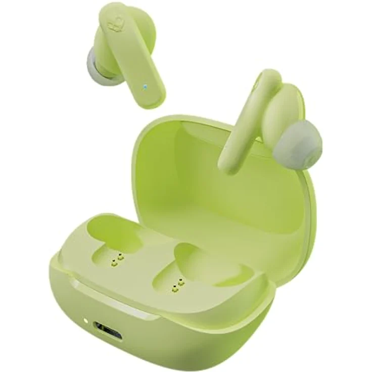 Skullcandy Smokin' Buds In-Ear Wireless-Kopfhörer, 20 Std. Akkulaufzeit, Mikro, kompatibel mit iPhone, Android und Bluetooth-Geräten - Matcha – Bild 1