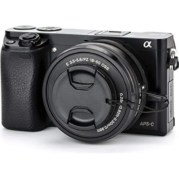 PROfezzion 2 Stück 40.5mm Objektivdeckel mit Halteband Kordel, Kunststoff, kompatibel mit Sony ZV-E10, ZV-1F, A6700, A6000 und mehr – Bild 4
