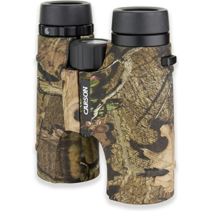CARSON 3D 10x42 ED Camouflage Fernglas, wasserdicht und stoßfest mit hoher Lichtdurchlässigkeit – Bild 4