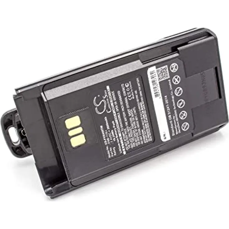VHBW Akku, geeignet für Funkgerät, Walkie Talkie Vertex/Yaesu VX-450, VX-451, VX-454, VX-459 2600 mAh, 7,4 V, Li-Ion