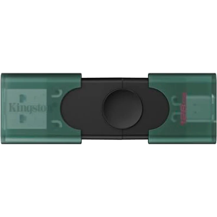 Kingston DataTraveler Duo, 128GB USB-Stick Dual-Slider mit USB-A und USB-C, USB 3.2 Gen 1x1 (5 Gbit/s) – Bild 2