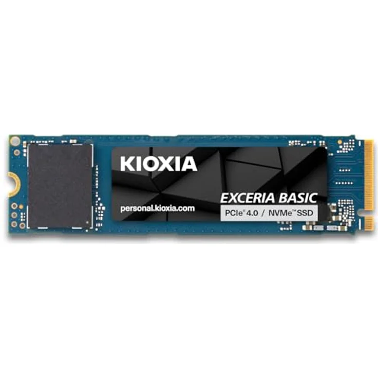 KIOXIA EXCERIA Basic 2TB M.2 2280 NVMe SSD, PCIe 4.0, bis zu 7300/6800 MB/s Lesen/Schreiben, internes Laufwerk für Notebook, Laptop, Desktop-PC – Bild 1