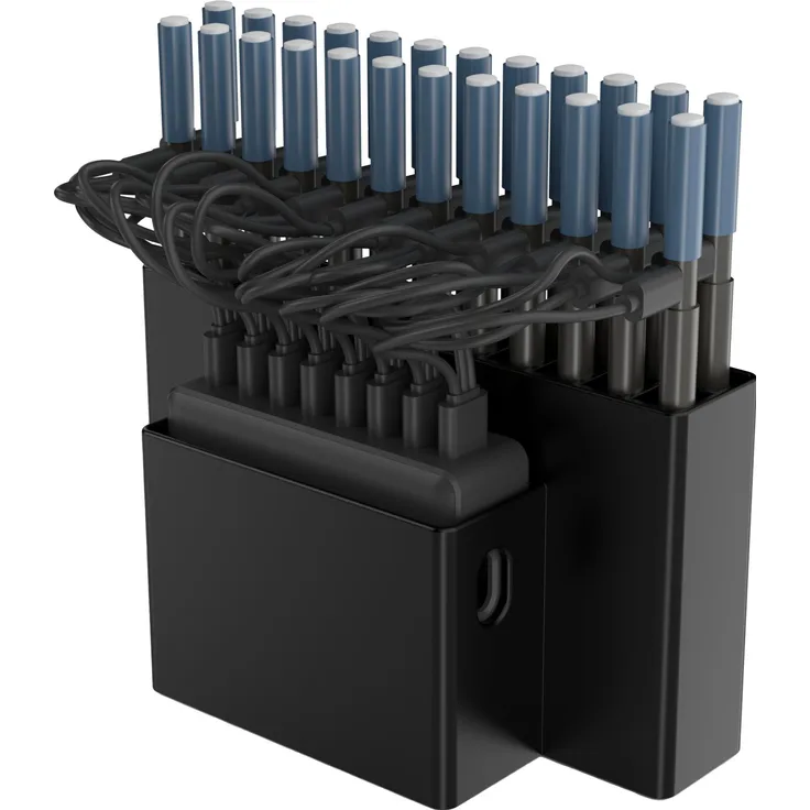 Deqster Bundle: Stylus (40 W) und Notebook Netzteil, Schwarz