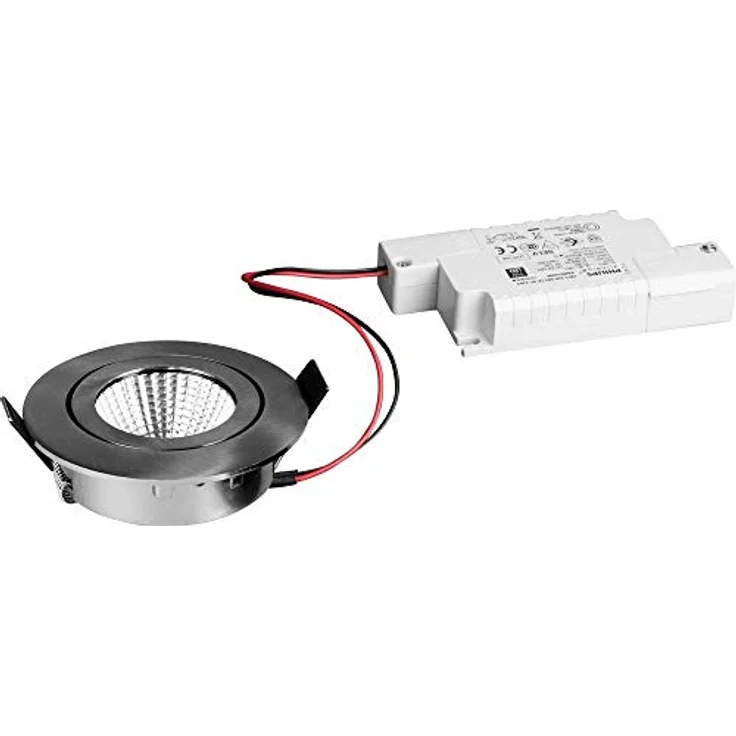 Brumberg Leuchten 39363153 DIY LED-Einbaustrahler 6W 3000K nickel matt dimmbar