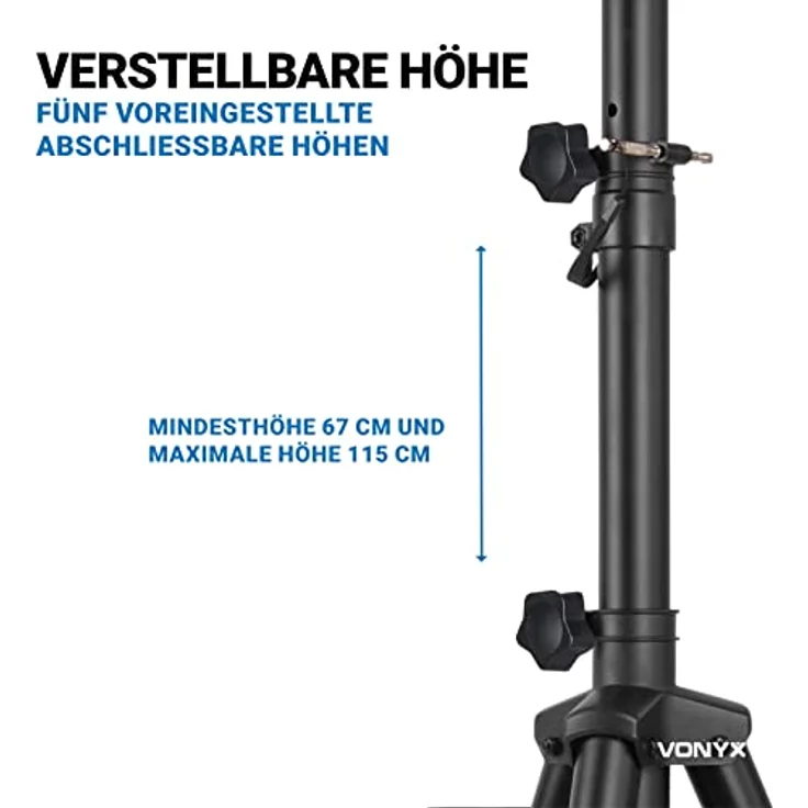 Vonyx LS02K Kompaktes Lautsprecherständer-Set – Bild 5